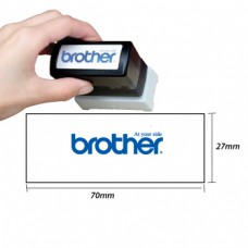 Carimbo de 27mmx70mm para Brother SC-2000USB Azul 6un.      